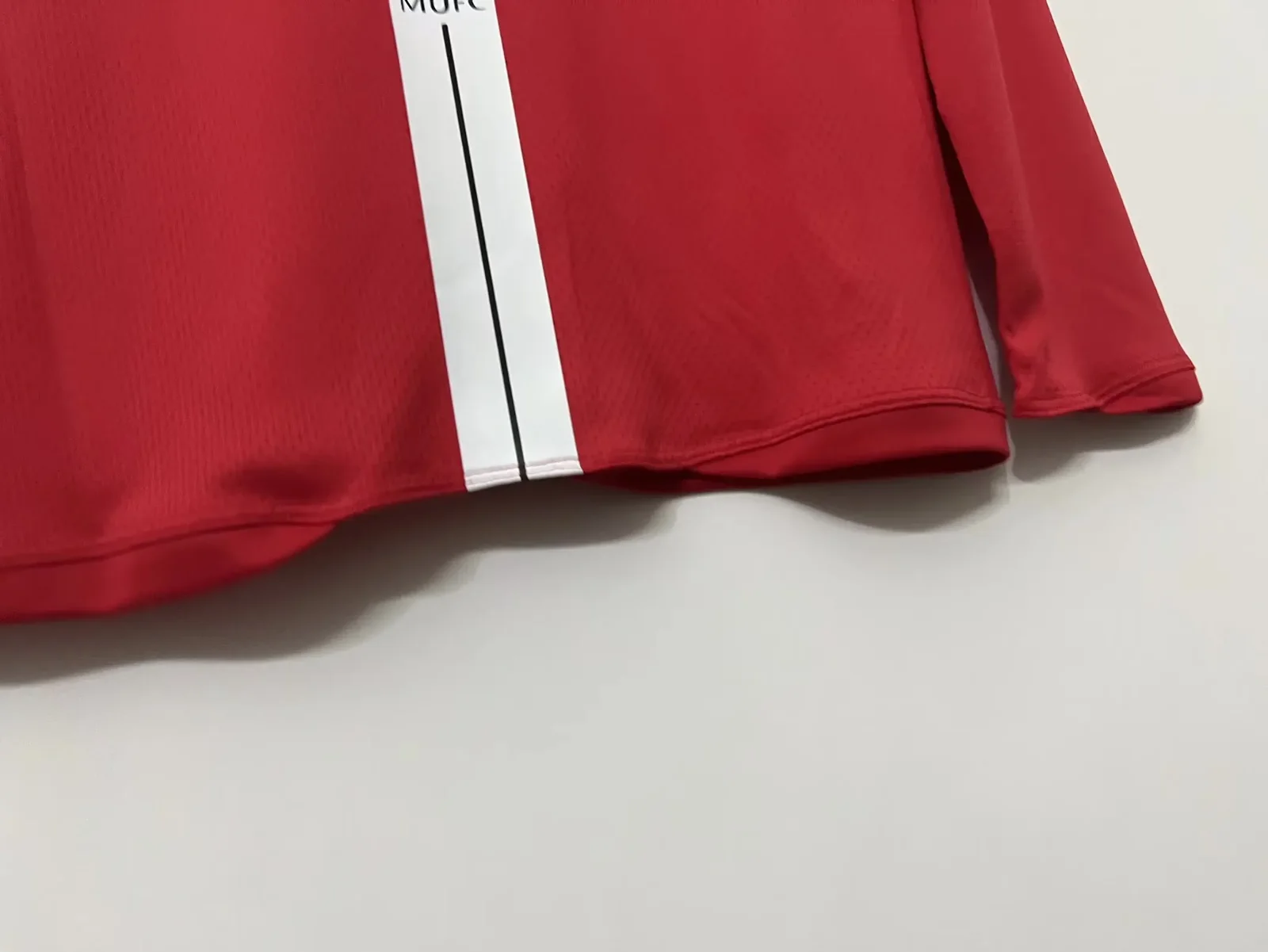 2007-08 Manchester United Home Long Sleeve Retro Shirt - Champions League Edition