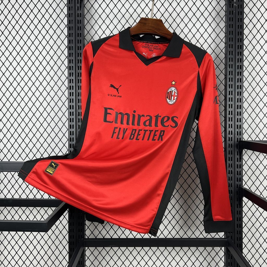 2026-27 AC Milan Third Away Match Long-Sleeve Kit - Fan Edition