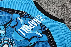 2025-26 Napoli Light Blue Short Sleeve Training Jersey