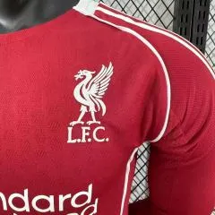 2025-26 Liverpool FC Home Long Sleeve Shirt - Player Edition