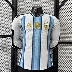 2026 Argentina Home Long-Sleeve Jersey - Player Version