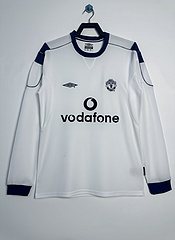 2000-01 Manchester United Away Long Sleeve Retro Shirt