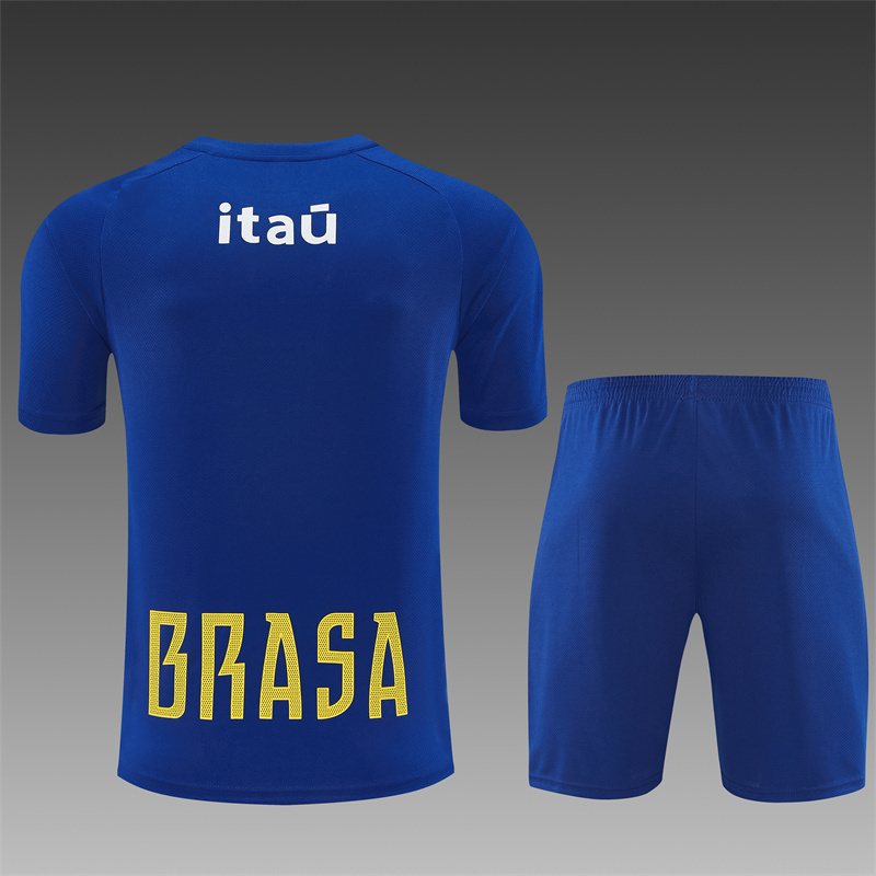 2026-27 Brazil Royal Blue Short-Sleeve Training Jersey