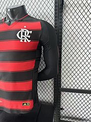 2025-26 Flamengo Home Long Sleeve Shirt - Players
