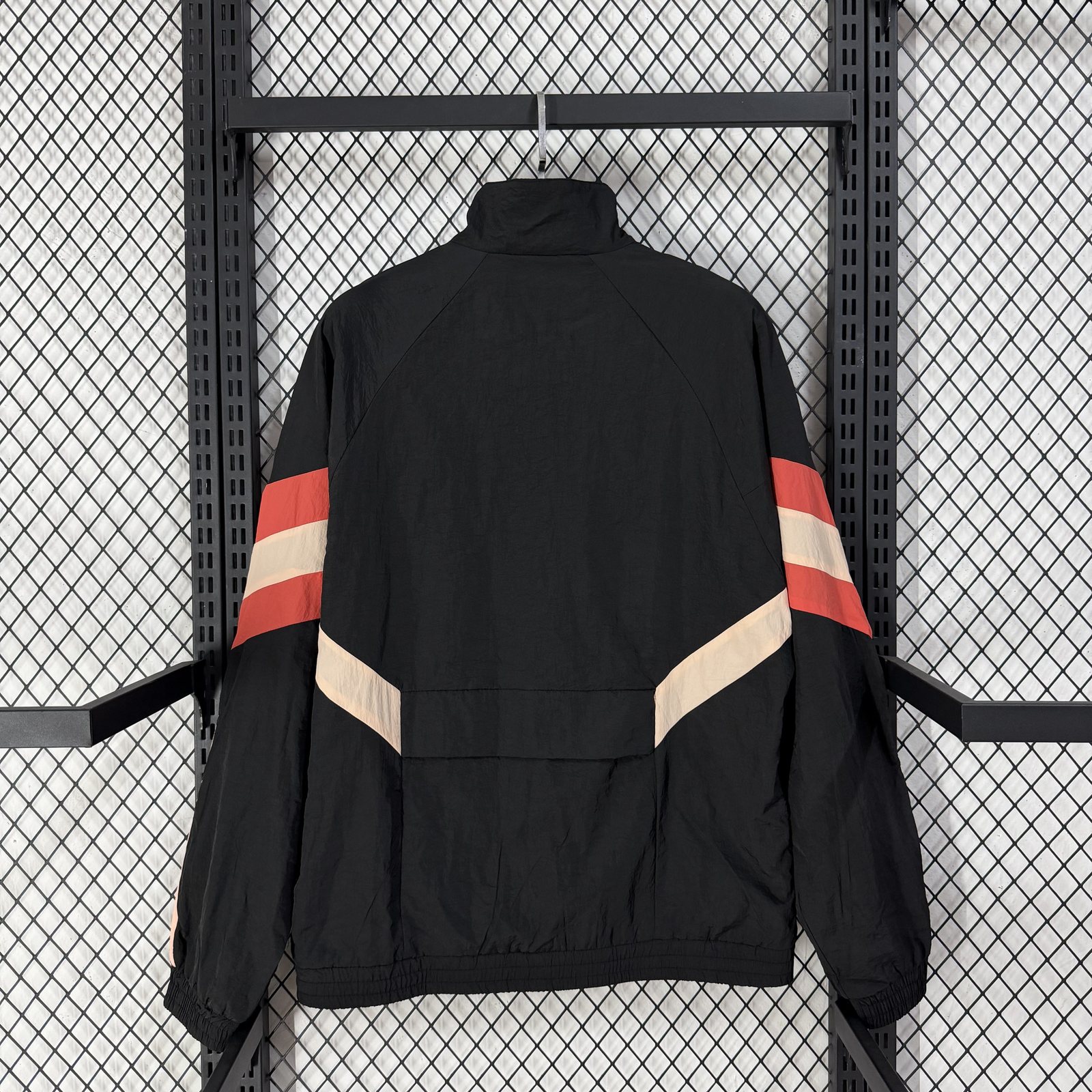 2026-27 Lyon Black Training &amp; Casual Windbreaker
