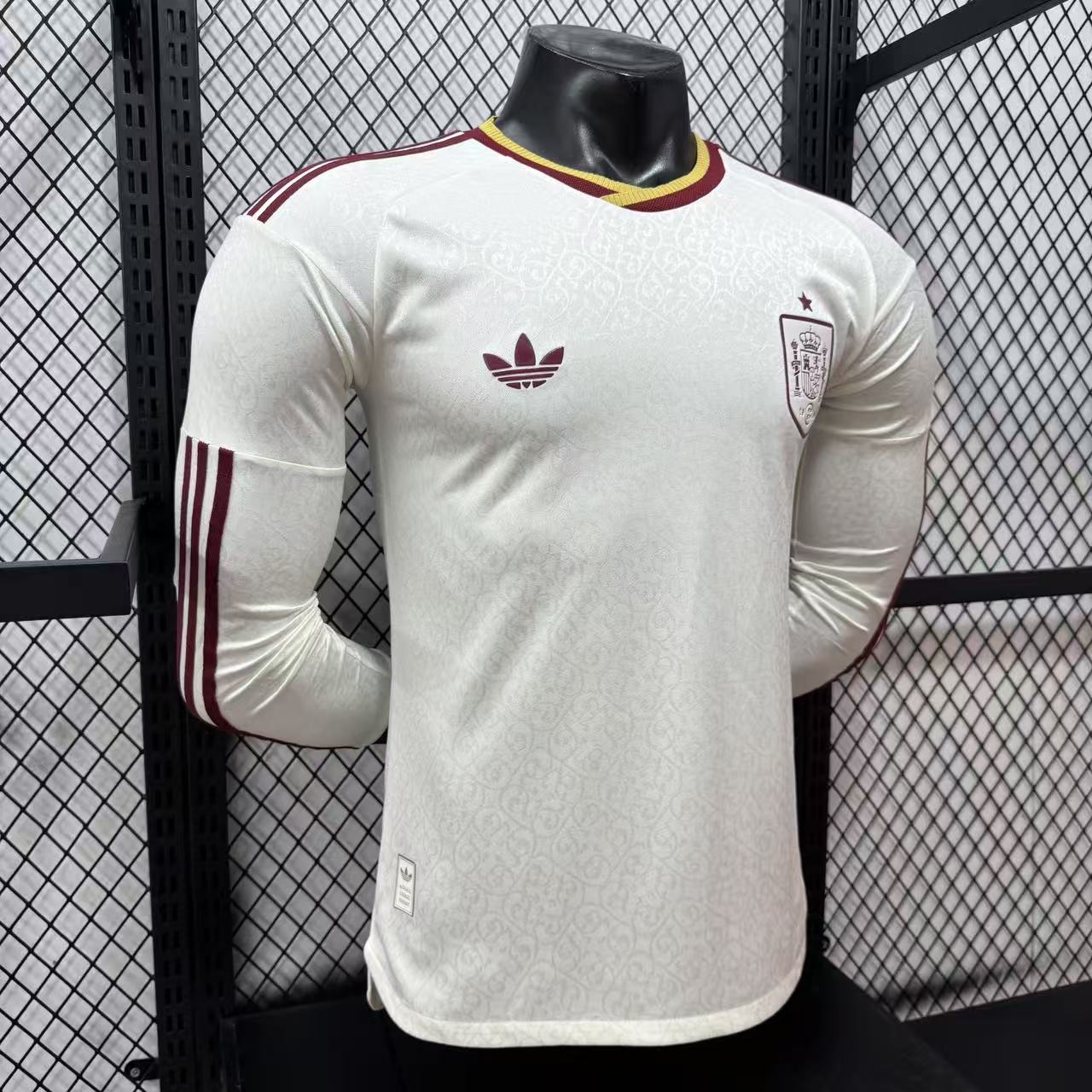2026-27 Spain Away Long-Sleeve Jersey - Player Version