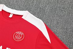 2025-26 Paris Saint-Germain Red Short-Sleeve Training Jersey