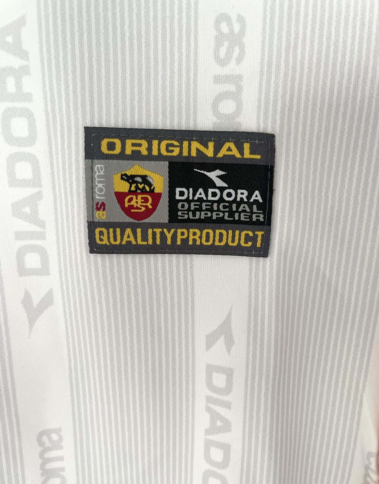 1999-00 Roma Away Retro Long-Sleeve Jersey