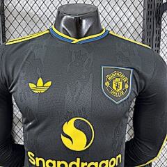 2025-26 Manchester United Away Long Sleeve Shirt - Player Edition
