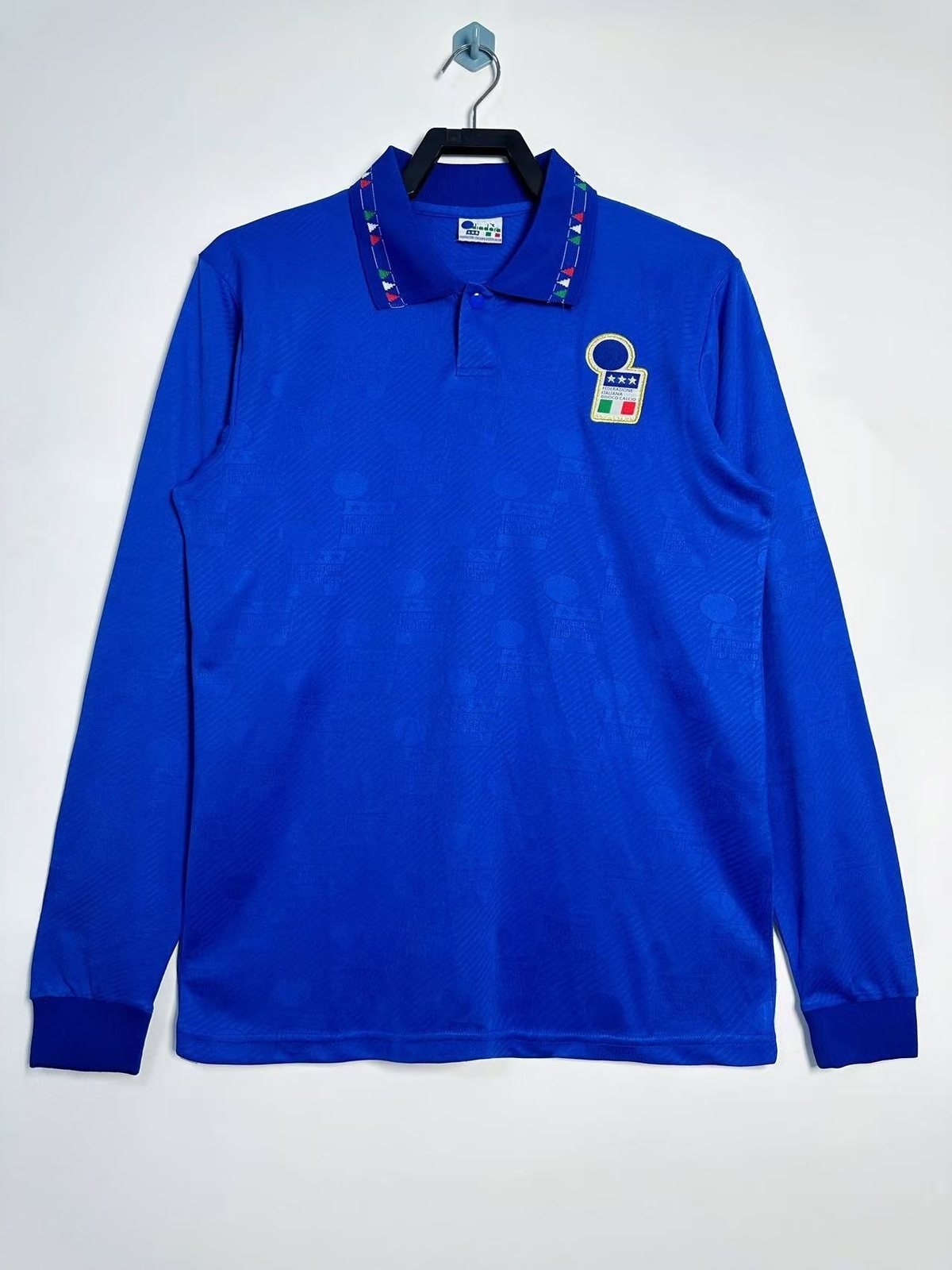 1994 Italy Home Long Sleeve Retro Jersey