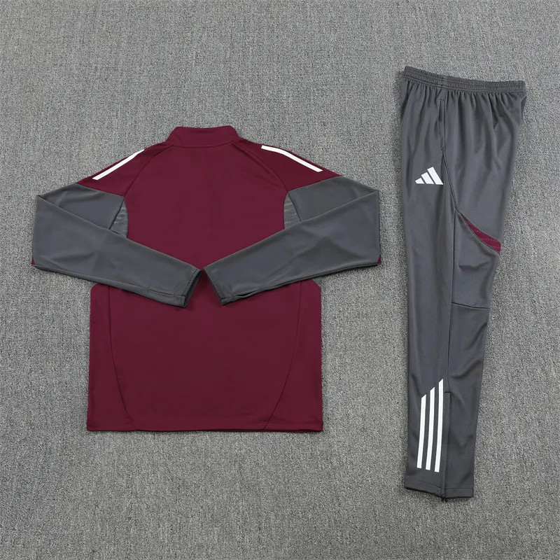 2025-26 Arsenal Red Half-Zip Training Jersey
