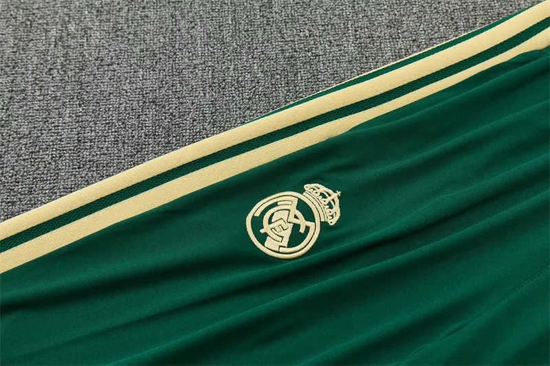 2026-27 Real Madrid Green Half-Zip Training Jersey