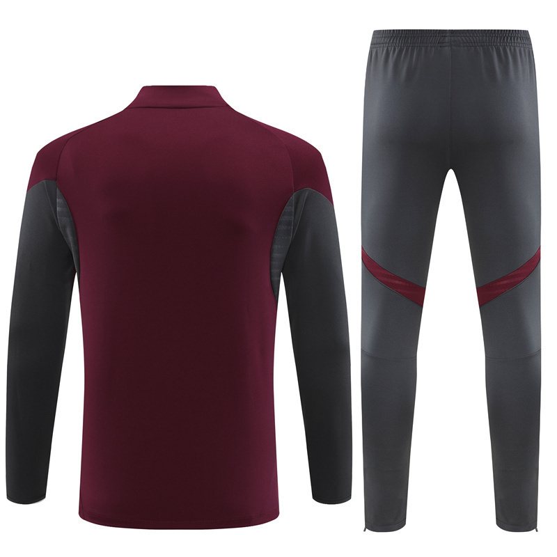 2025-26 Arsenal Red Half-Zip Training Jersey
