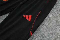 2025-26 Manchester United Red and Black Half-Pull Training Jersey