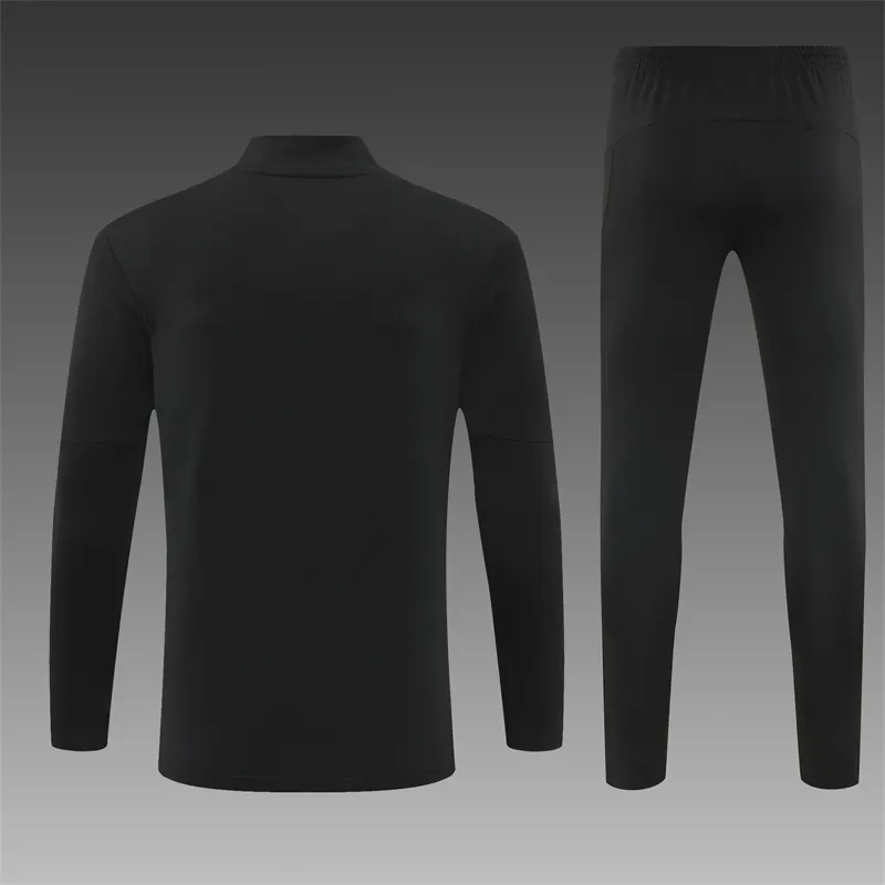 2025-26 Manchester City Black Half-Zip Training Jersey