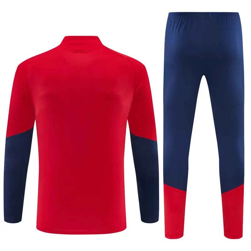 2026-27 Spain Red Half-Zip Training Jersey (Two Stars)