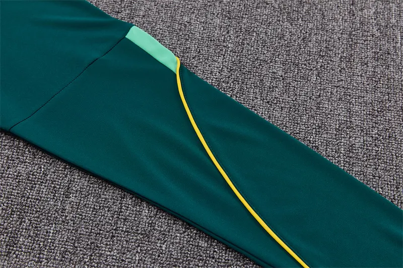 2026-27 Brazil Dark Green Half-Zip Training Jersey