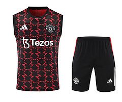 2025-26 Manchester United training vest jersey