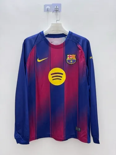 2025-26 Barcelona home long-sleeved jersey.