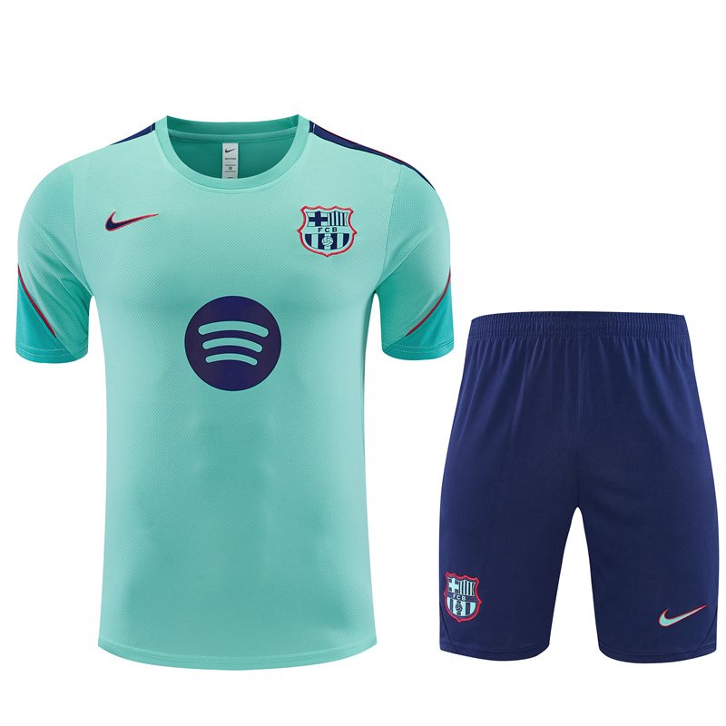 2026-27 Barcelona light blue short-sleeved training jersey