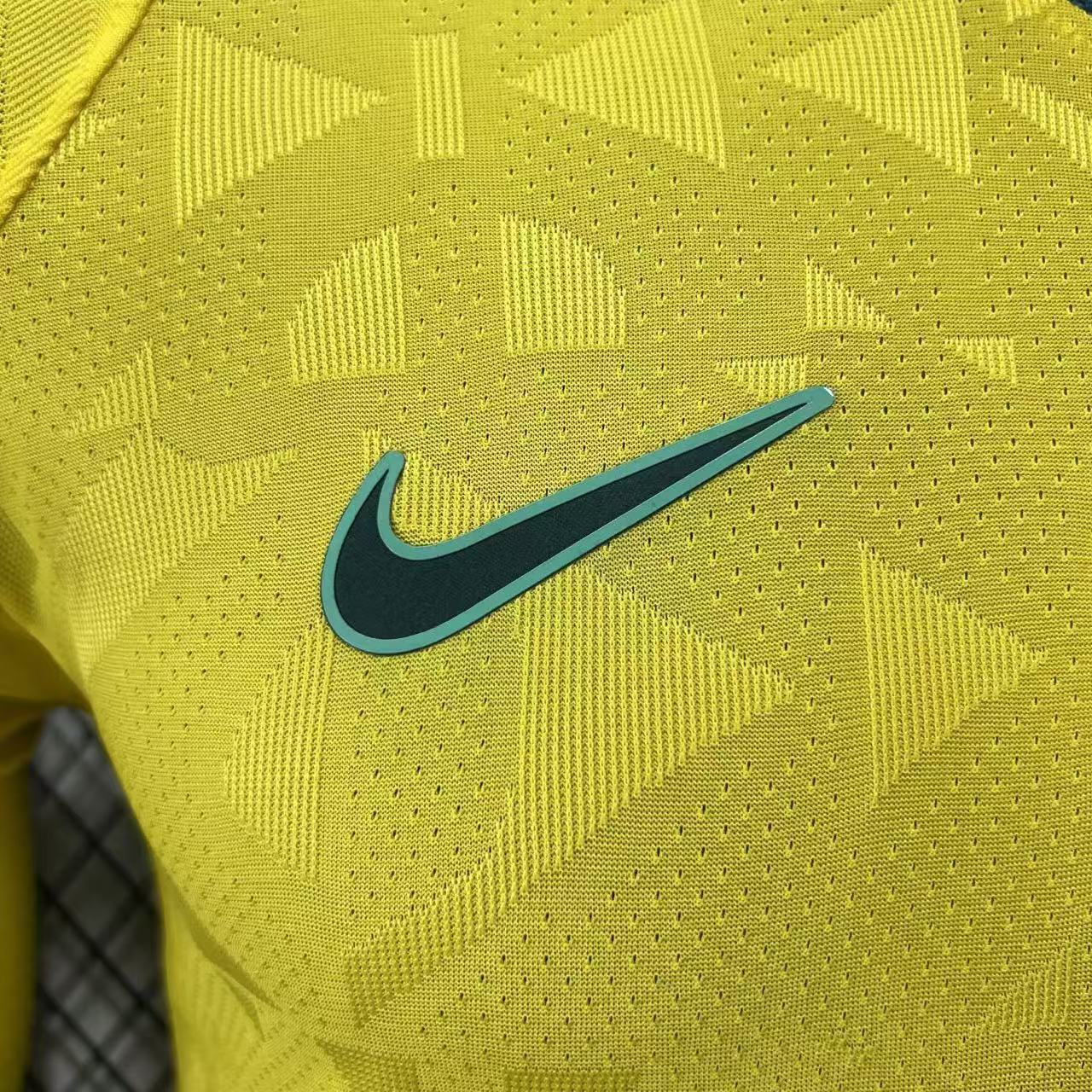 2026-27 Brazil Home Long-Sleeve Jersey - Player Version