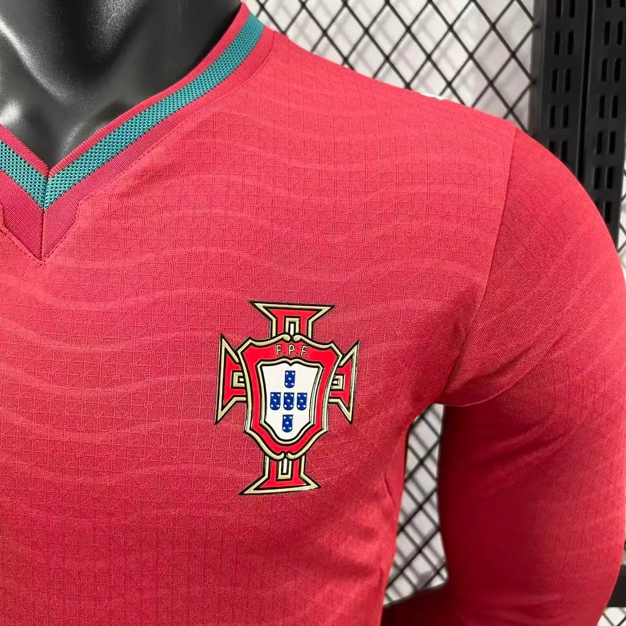 2026 Portugal Home Long-Sleeve Jersey – Player Version