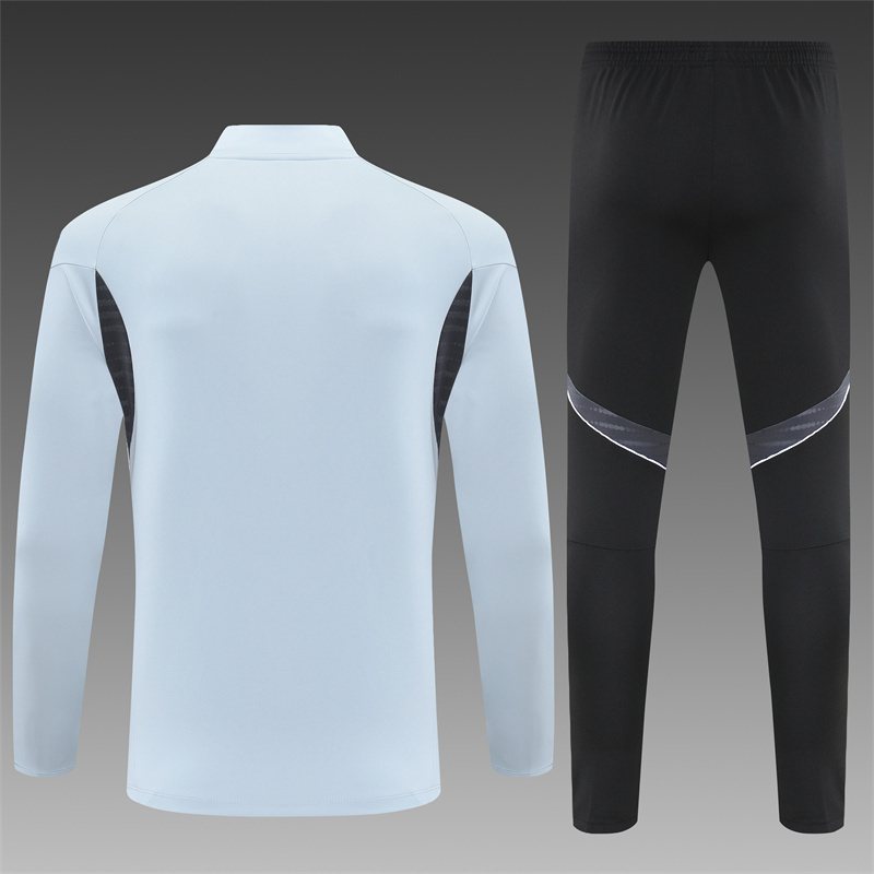 2025-26 Japan Light Grey Half-Zip Training Jersey