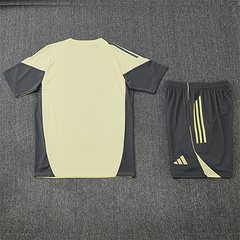 2025-26 Real Madrid Yellow Short Sleeve Training Jersey