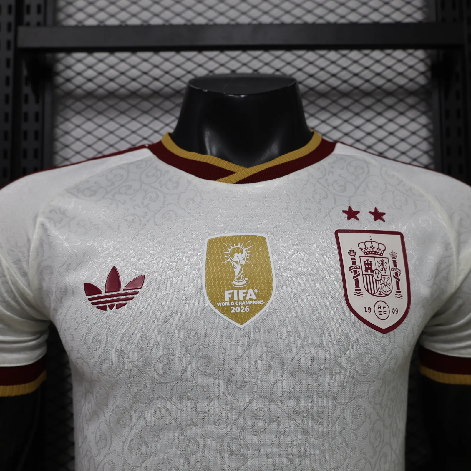 2026-27 Spain Away Jersey (Two Stars) – Player Version