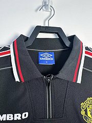 1998 Manchester United black long sleeve retro jersey