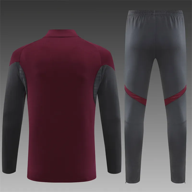 2025-26 Arsenal Red Half-Zip Training Jersey
