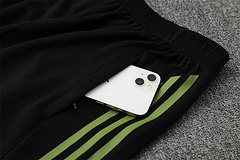 2025-26 Real Madrid Black and Green Short Sleeve Training Jersey