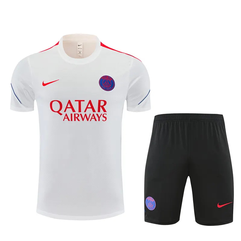 2026-27 Paris White Short-Sleeve Training Jersey