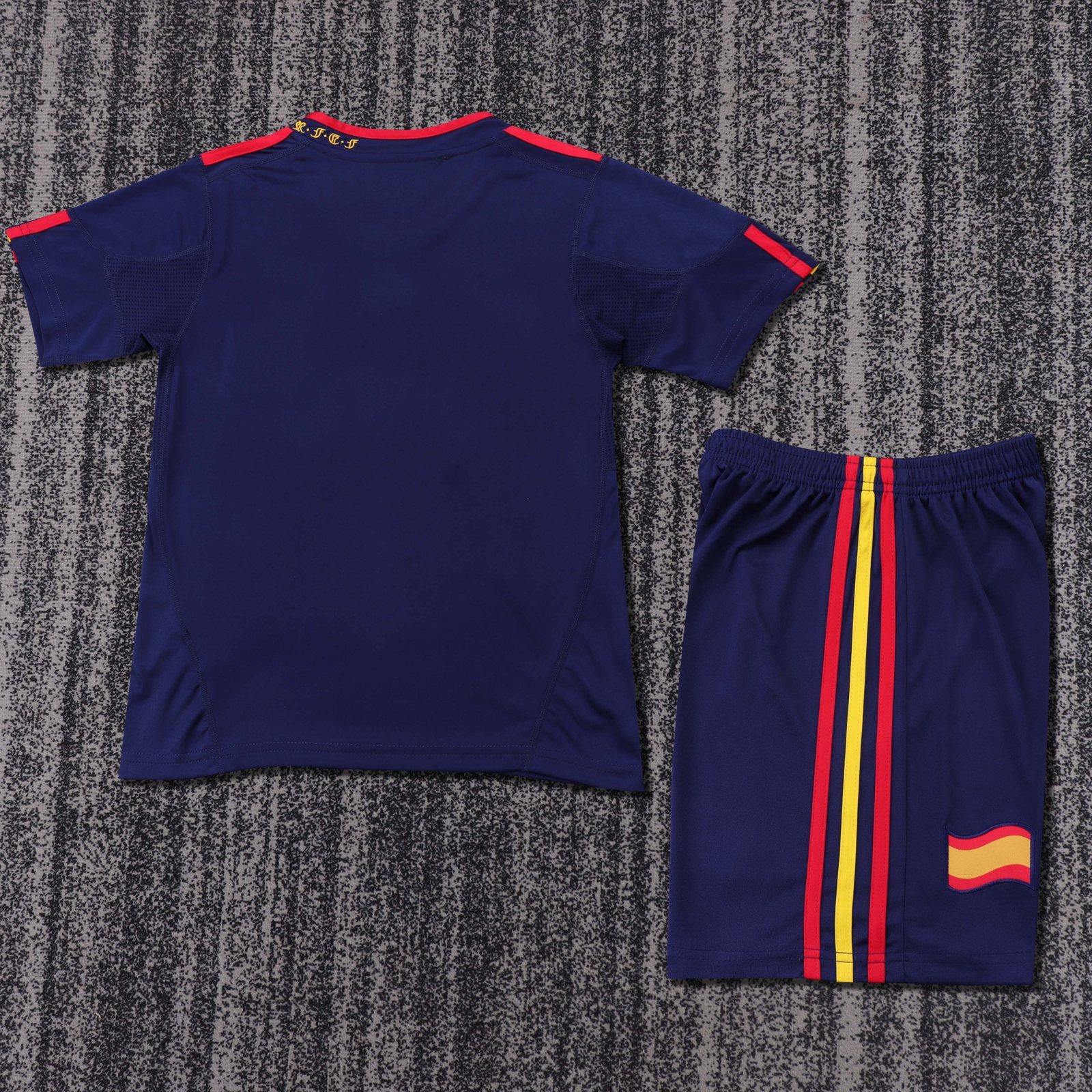 2010 Spain Away Retro Jersey – Kids