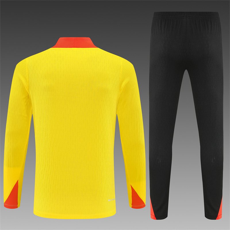 2025-26 Brazil Yellow Half-Zip Training Jersey