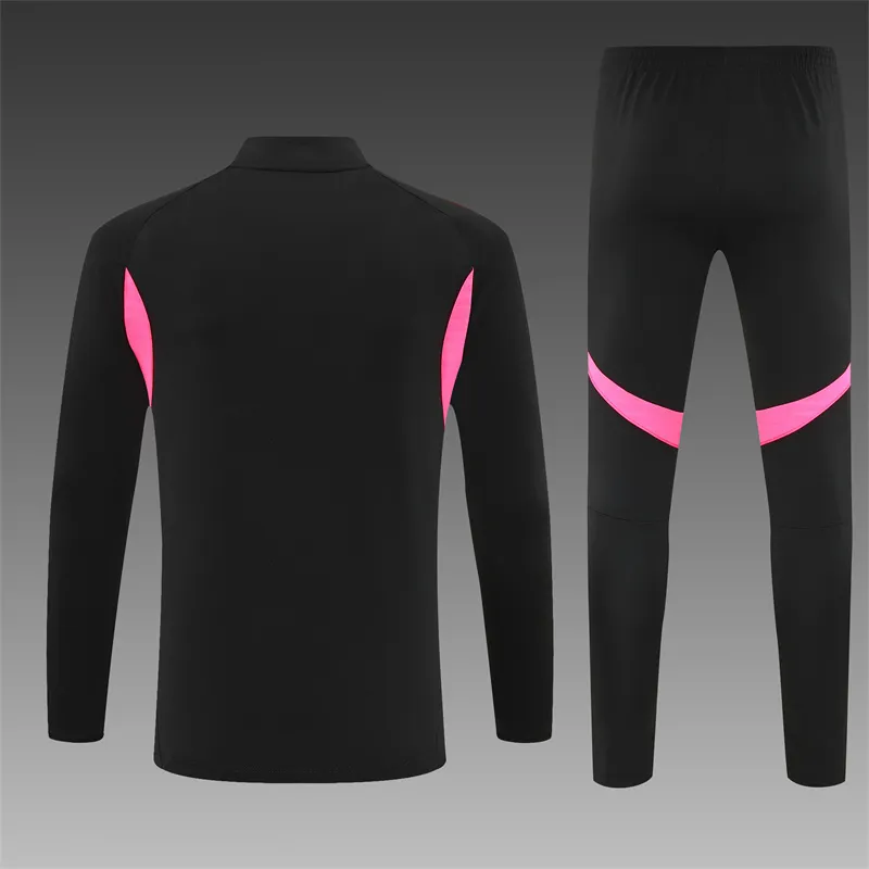 2025-26 Arsenal Black Half-Zip Training Kit