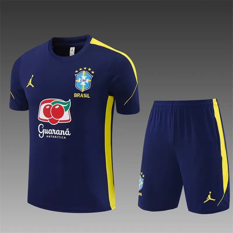 2026-27 Brazil Royal Blue Short-Sleeve Training Jersey
