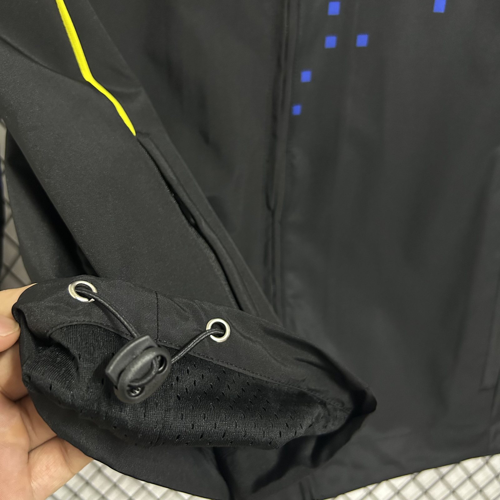 2026-27 Chelsea Black Waterproof Training Windbreaker
