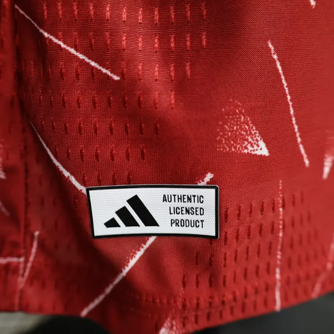 2026-27 Liverpool Home Long-Sleeve Jersey – Player Version