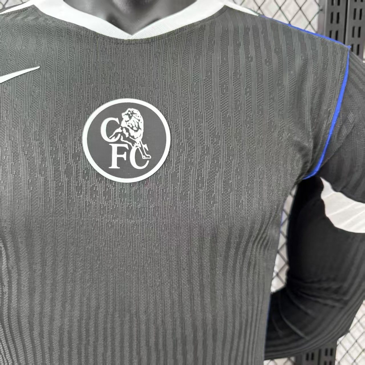 2025-26 Chelsea Third Away Long-Sleeve Jersey – Player Version