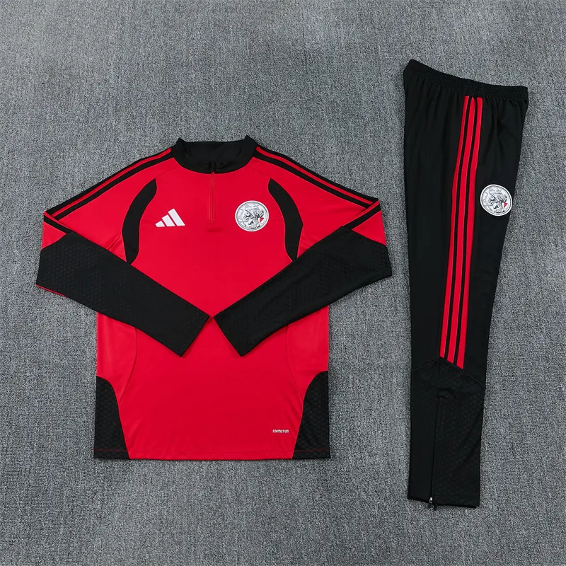 2026-27 Ajax Red Half-Zip Training Kit