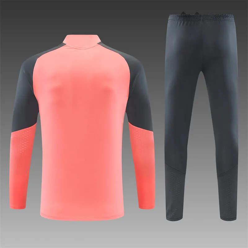2026-27 Real Madrid Pink Half-Zip Training Jersey