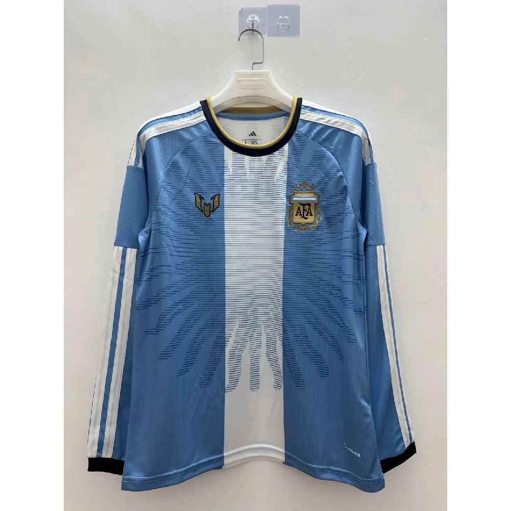 2026-27 Argentina Messi Farewell Match Commemorative Long-Sleeve Jersey - Fan Edition