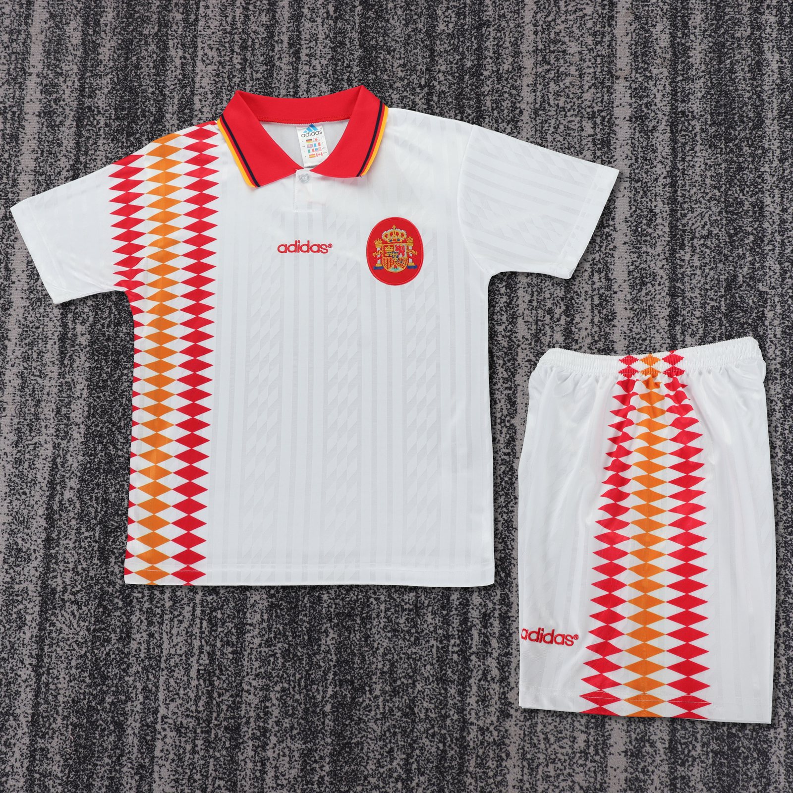 1994 Spain Away Retro Jersey – Kids