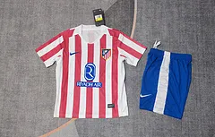 2025-26 Atletico Madrid Home Jersey - Kids