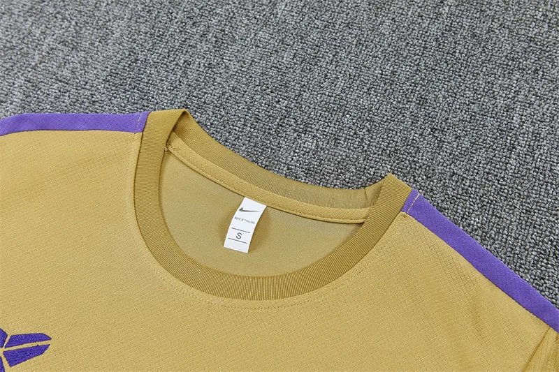 2026-27 Barcelona Gold Short-Sleeve Training Jersey