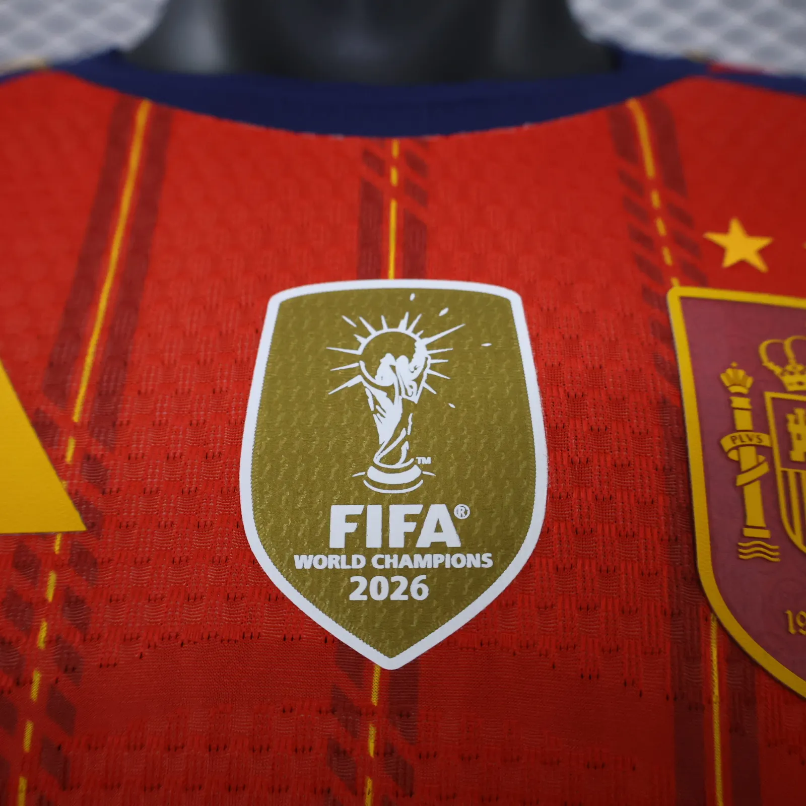 2026-27 Spain Home Jersey (with two stars) – Player Version