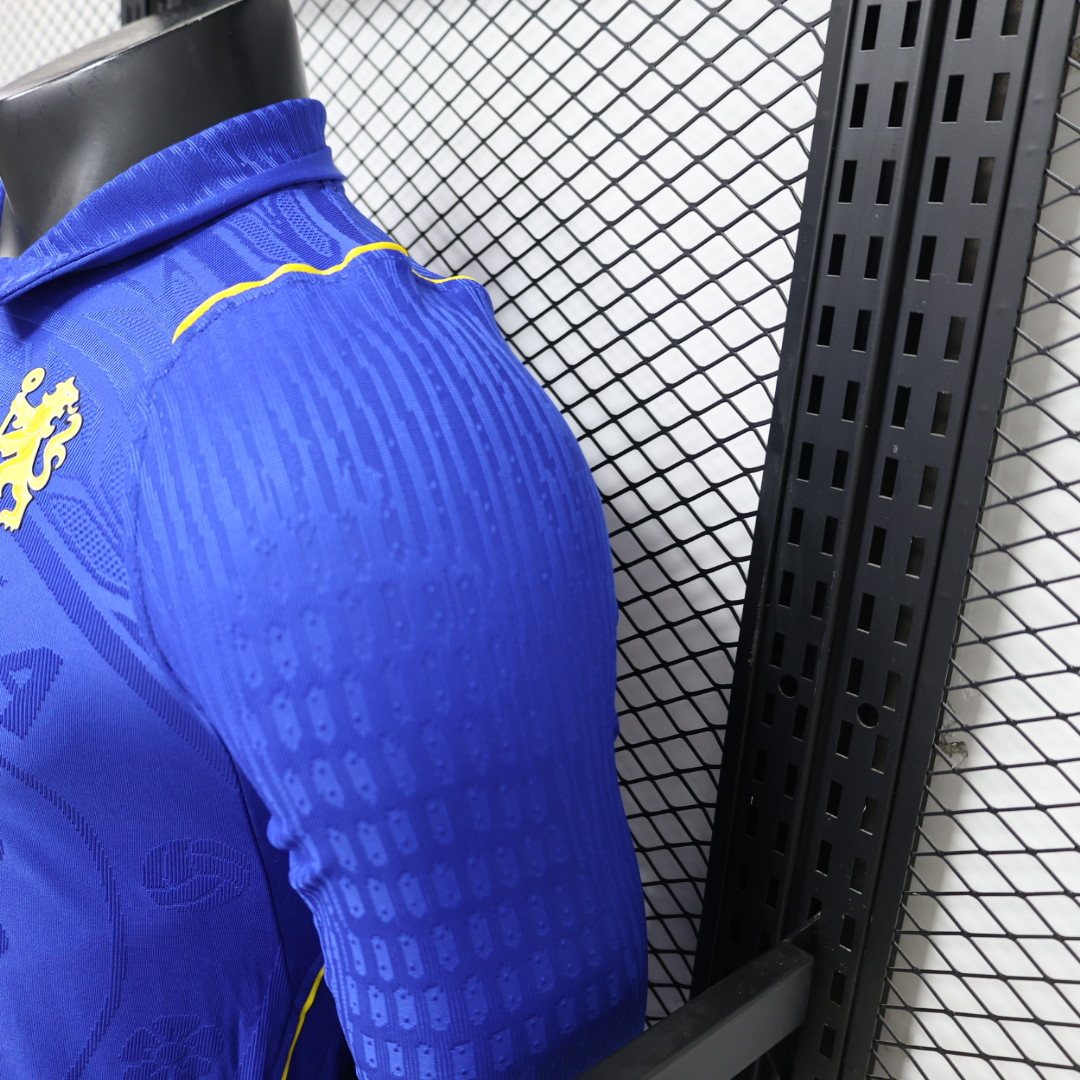 2026-27 Chelsea Home Long-Sleeve Jersey – Player Version