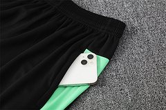 2025-26 Portugal Green and Black [Camouflage] Short Sleeve Training Jersey