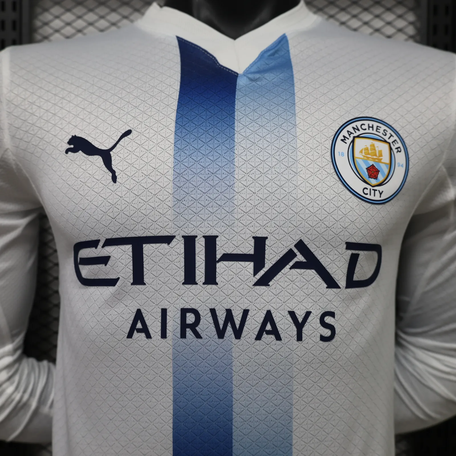 2026-27 Manchester City Second Away Long-Sleeve Kit – Player Version
